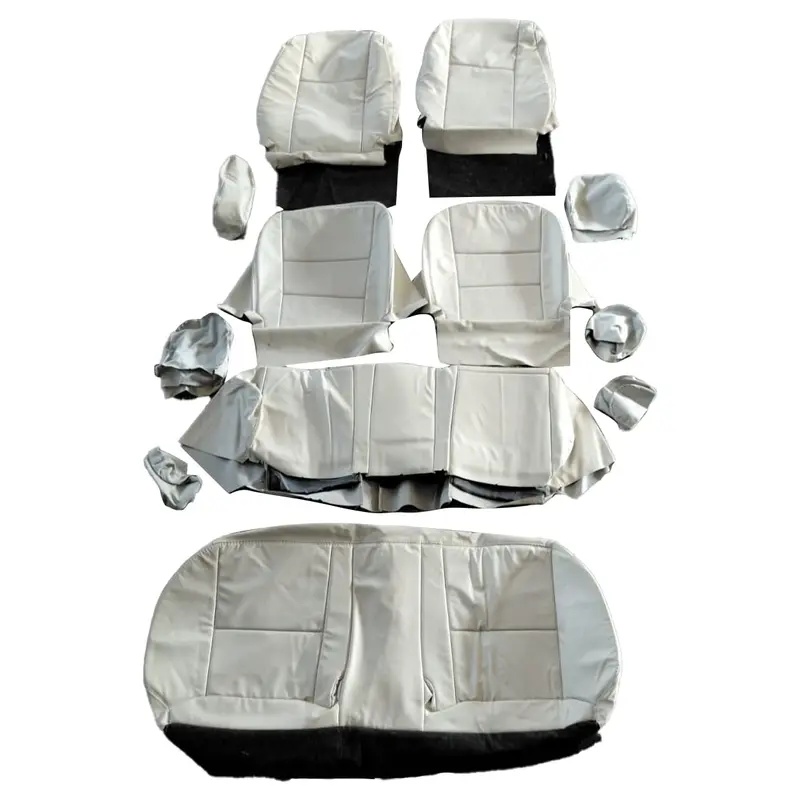 Used Toyota Yaris Genuine Design Seat Covers 12 Pcs 2020-2024 - Off White 2