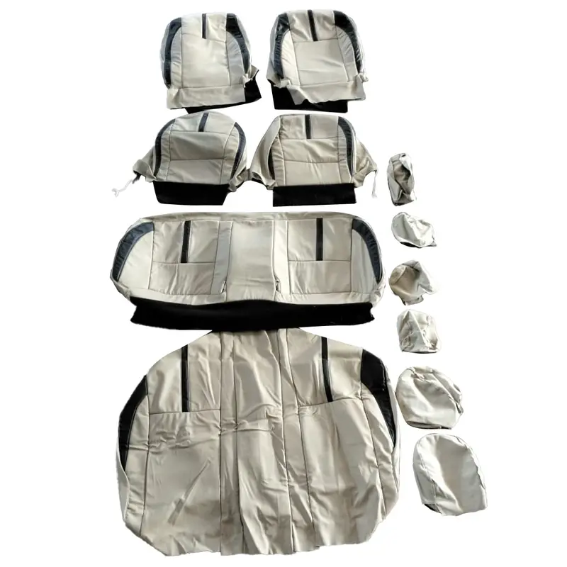 Used Toyota Yaris Hockey Beige With Black Seat Covers 12 Pcs 2020-2024 2