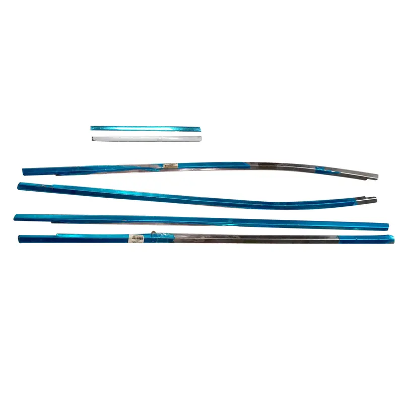 Used Toyota Yaris Window Chrome Weather Strips 6 Pcs - Model 2020-2021 2