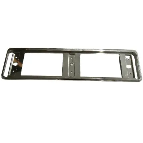 Used Uk Style Plastic License Number Plate Frame - (Minor Damage) 2