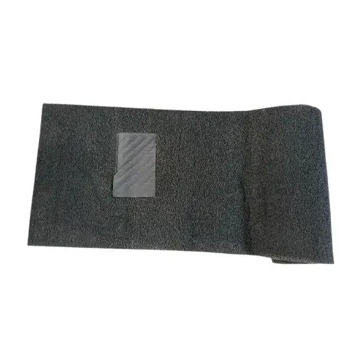Used Universal Fur Grass Floor Mat Roll Adjustable Customisable Black (Rough Condition) 2