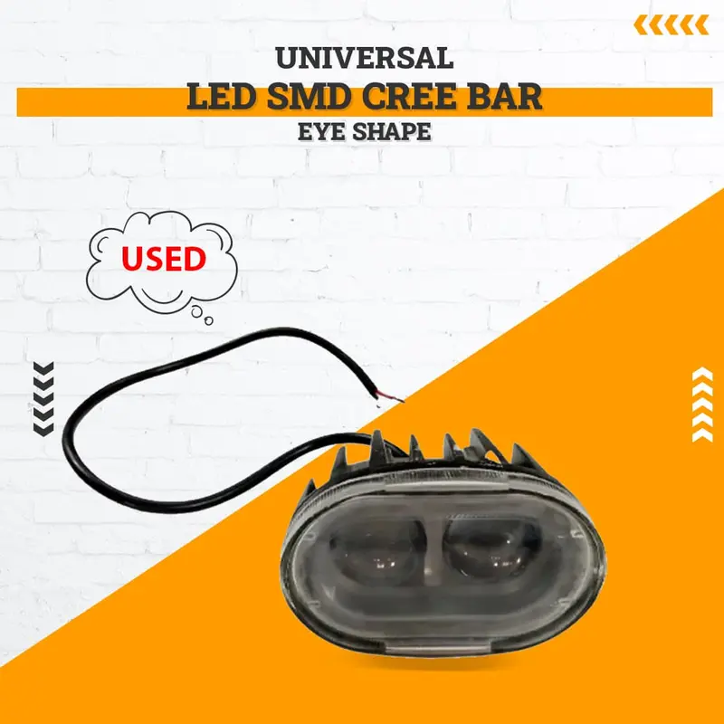 Used Universal Led Smd Eye Shape Cree Bar - Each - (Without Fitting Rough Condition) 1