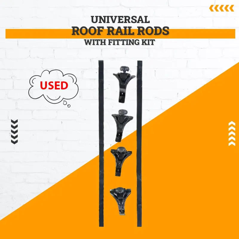 Used Universal Roof Rail Rods With Fitting Kit V2 - Incomplete 1