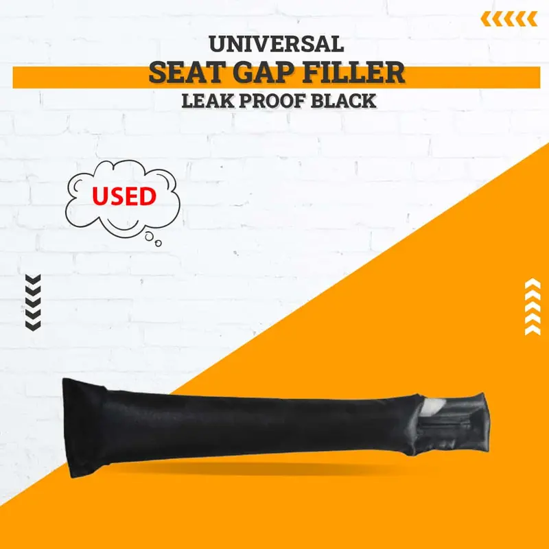 Used Universal Seat Gap Filler Leak Proof Black Each - Rexine Issue 1