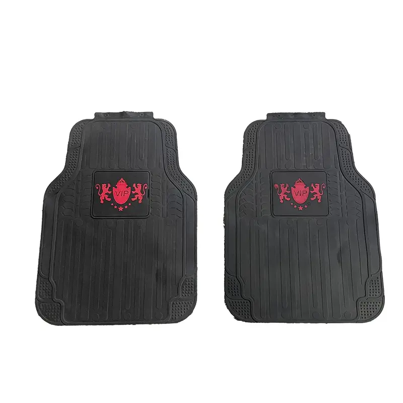 Used Vip Universal Pvc Rubber Floor Mats Black 2 Pcs 2