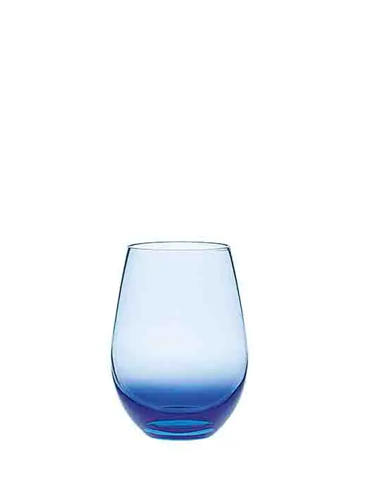 Verre À Eau Tumbler 12 Oz Bleu - Toyo Sasaki 1