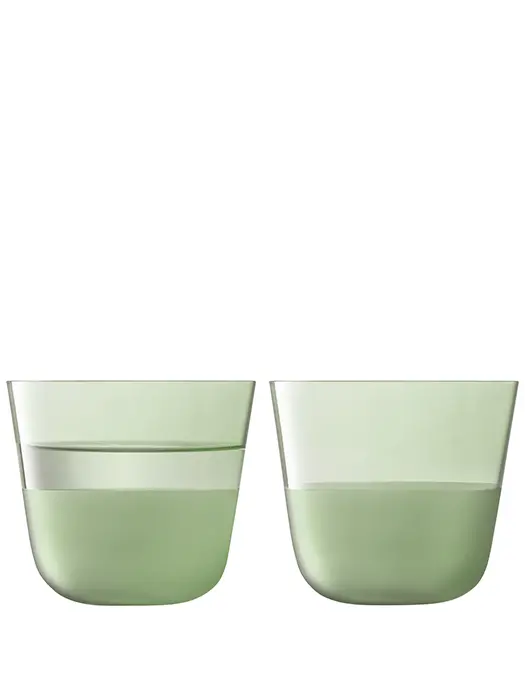 Verres Tumbler Arc Contrast Moss 260Ml (Lot De 2)- Lsa 1