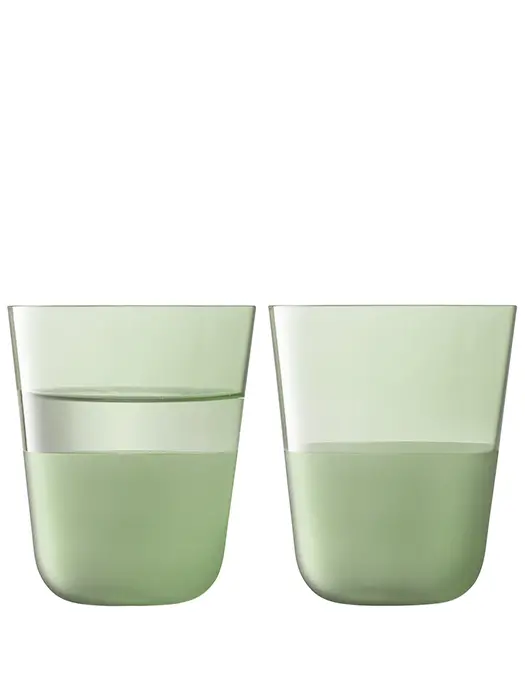 Verres Tumbler Arc Contrast Moss 380Ml (Lot De 2)- Lsa 1
