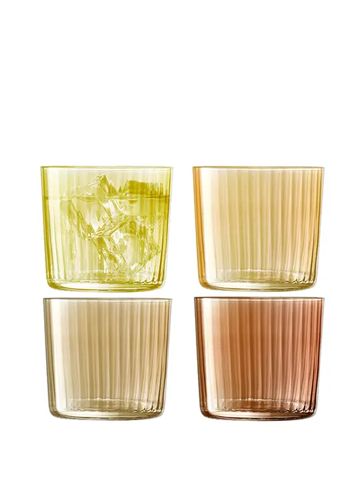 Verres Tumbler Gems Amber 310Ml (Lot De 4)- Lsa 1