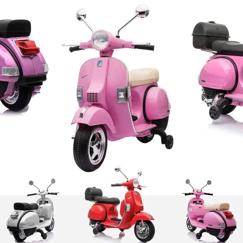 Vespa Licensed Px150 12V Kids Electric Ride On Motorbike 2