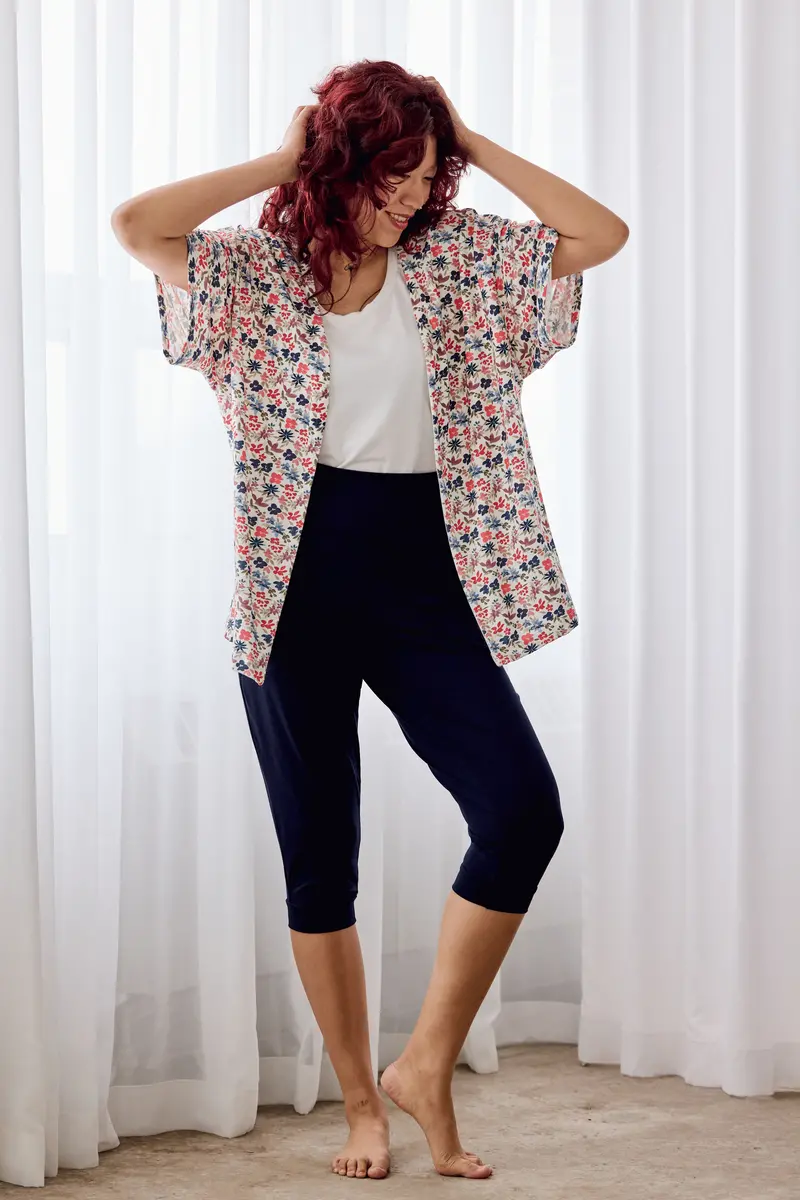 Veste Kimono - Floraison 4