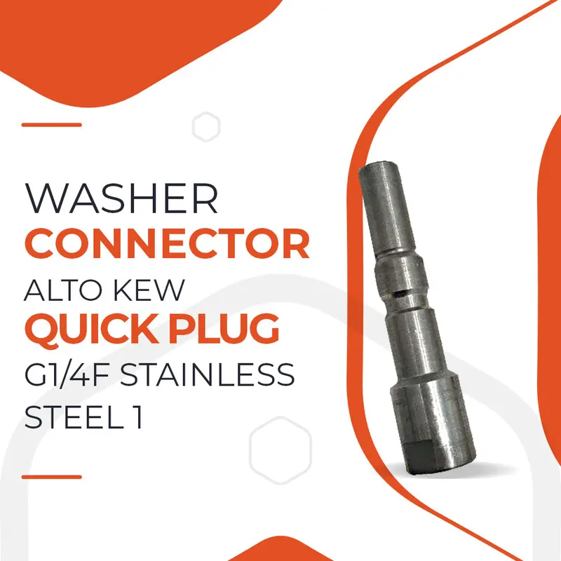 Washer Connector Alto Kew Quick Plug G1/4F Stainless Steel 1 1