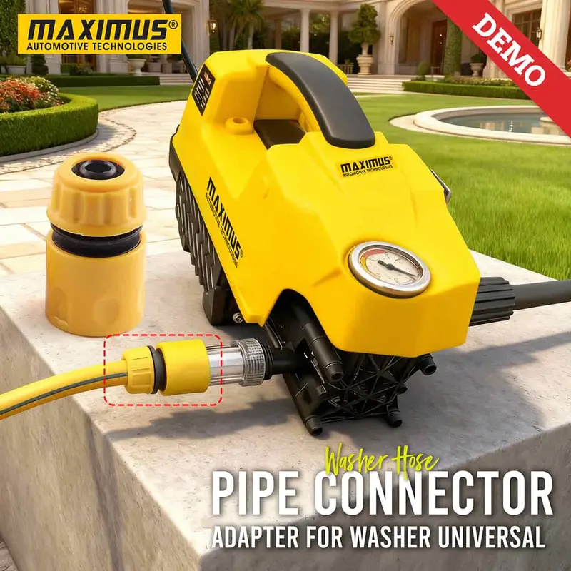 Washer Hose Pipe Connector Adapter Universal 1