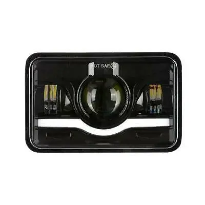 Wrangler Jeep 4X6 Rectangle Led Light With Drl (Pair) 2