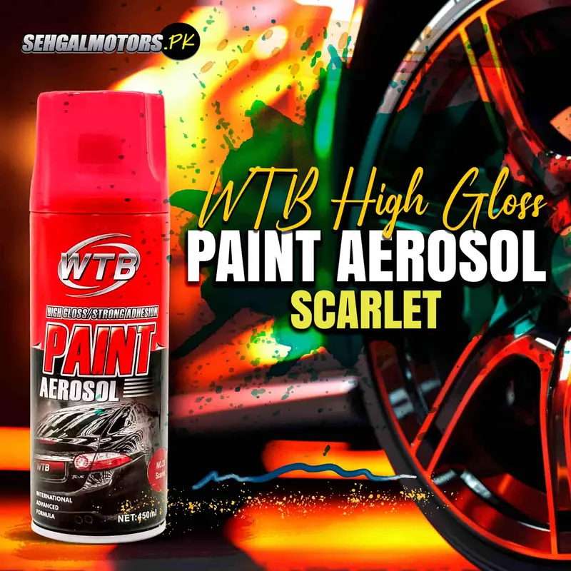 Wtb High Gloss Paint Aerosol Scarlet 1