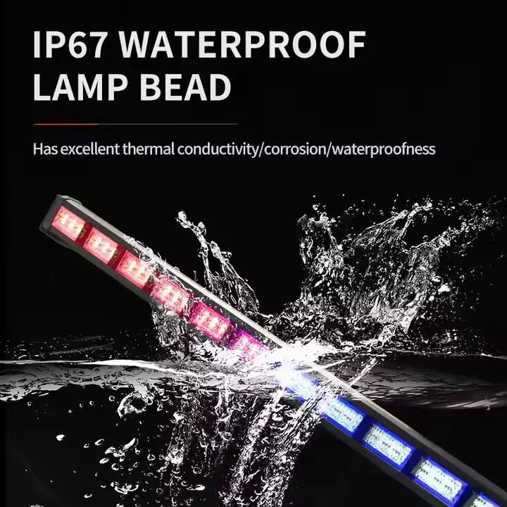 X-7Seven X-Emergency Flasher Light Bar (Red+Blue) 1
