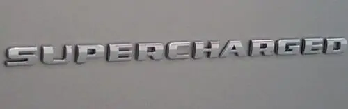 Xlr V Series Chrome Supercharged Emblem 1