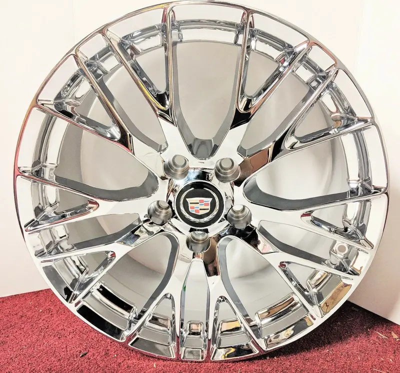 Xlr Xlr V Chrome Plated Perfect Fit 19" X 8.5" Set Of 4 Wheels 1