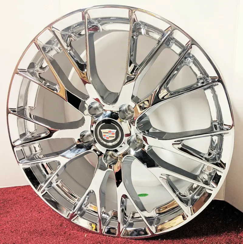 Xlr Xlr V Chrome Plated Perfect Fit 19" X 8.5" Set Of 4 Wheels 2