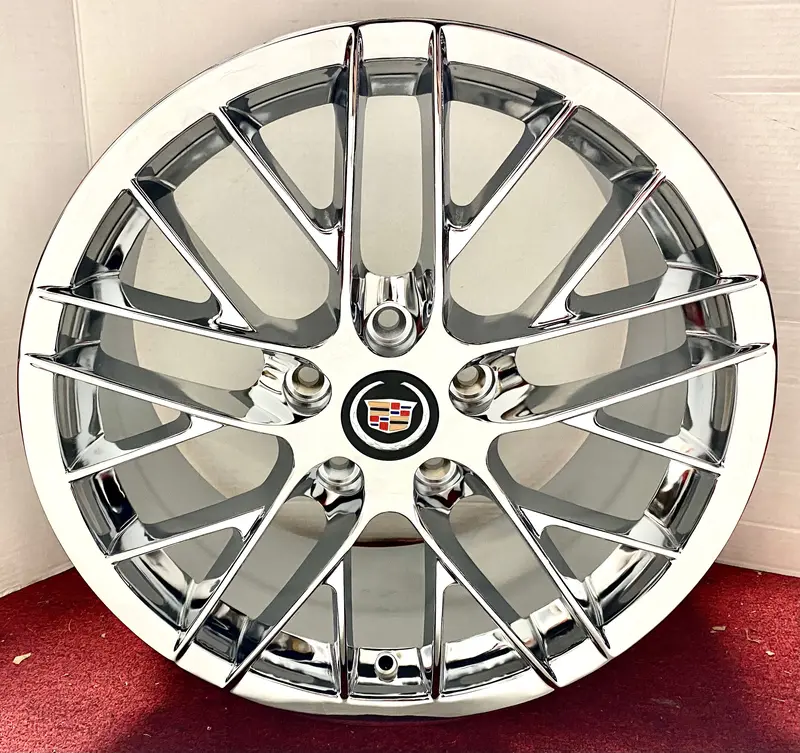 Xlr Xlr V Chrome Plated Perfect Fit Ii 18" X 8.5" Set Of 4 Wheels 2