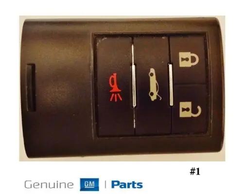 Xlr Xlr V Factory Gm #1 Key Fob Remote Transmitter #25926473 2008 2009 1