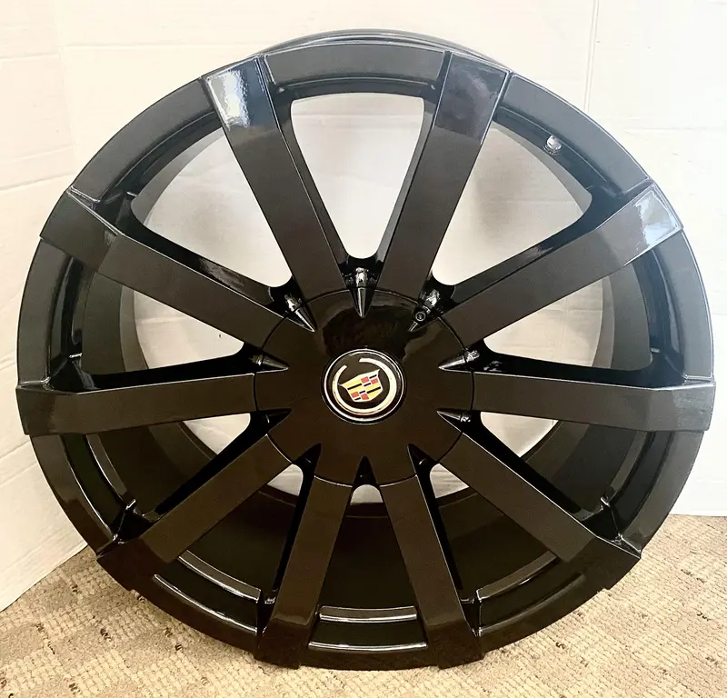 Xt4 Cts Xts Ct6 Gloss Black 20" X 8.5" Factory Style Set Of 4 Wheels 1