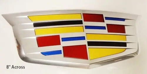 Xt5 Satin Chrome Grille Crest Emblem 2017-2020 1