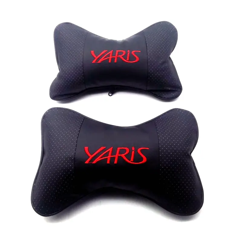 Yaris Compatible Imported Neck Rest Headrest Pillow Cushion Pair 2