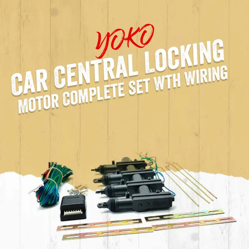 Yoko Universal Central Locking Kit – 4 Motors - Complete Wiring Set 1