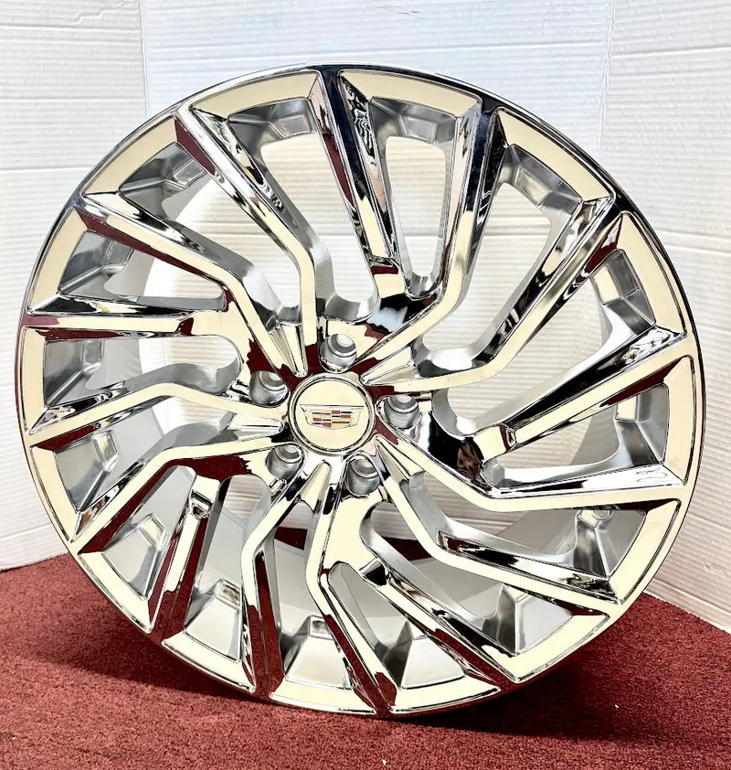 "Zig-Zag" Chrome 20" X 8.5" Set Of 4 Wheels 5X120 Cts Xts Xt4 Ct6 Ct5 2