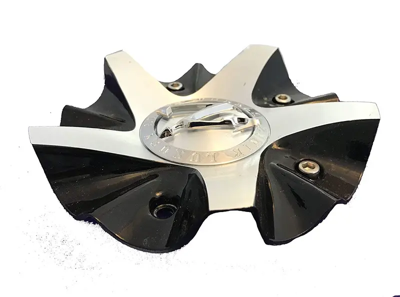 Zinik Black And Silver Custom Center Cap Of (1) Pn: Cap-Z25a-B5 1