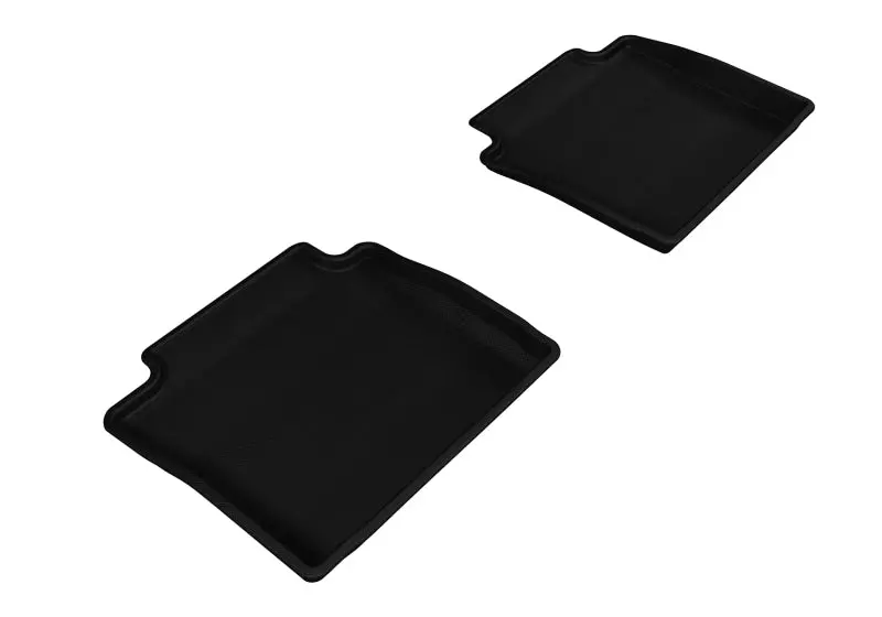 3D Maxpider 2014-2020 Chevrolet Impala Kagu 2Nd Row Floormats - Black 1
