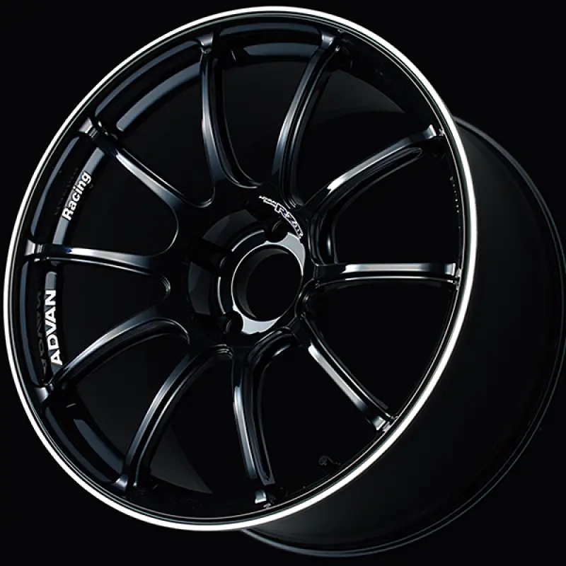 Advan Rzii 15X6.0 / +35 Offset / 4-98 / 65Mm Bore / Racing Gloss Black & Ring 1