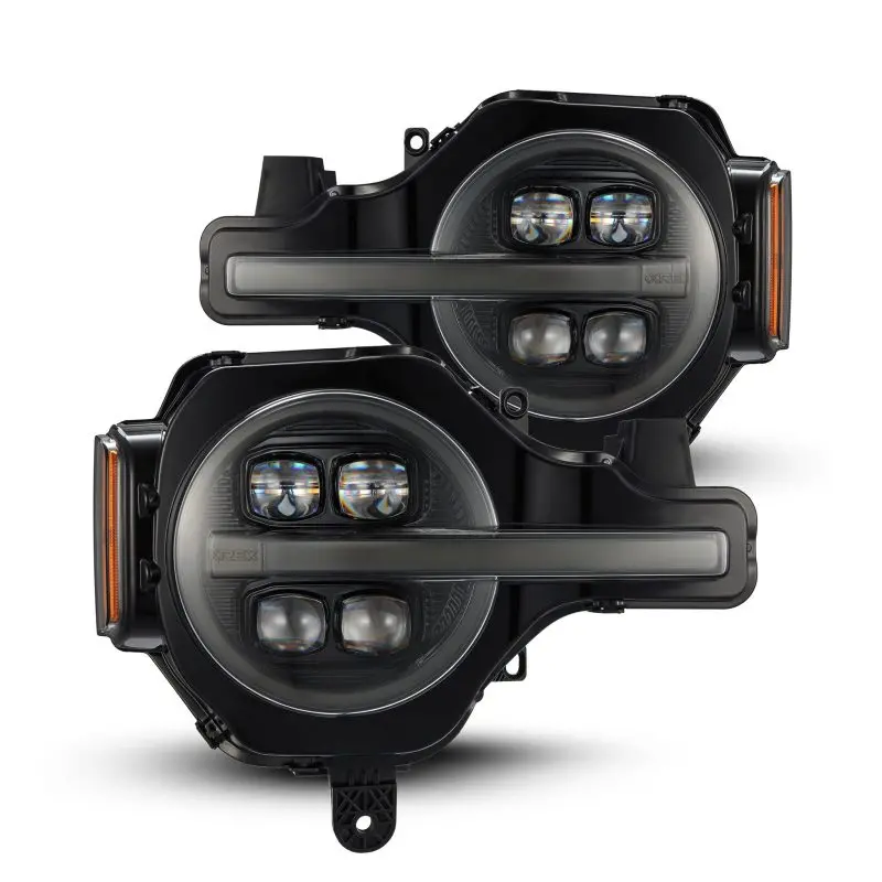 Alpharex Nova Led Projector Headlights For 2021–2023 Ford Bronco – Alpha-Black With Adaptive Lighting, Sequential Turn Signals & Drls 1