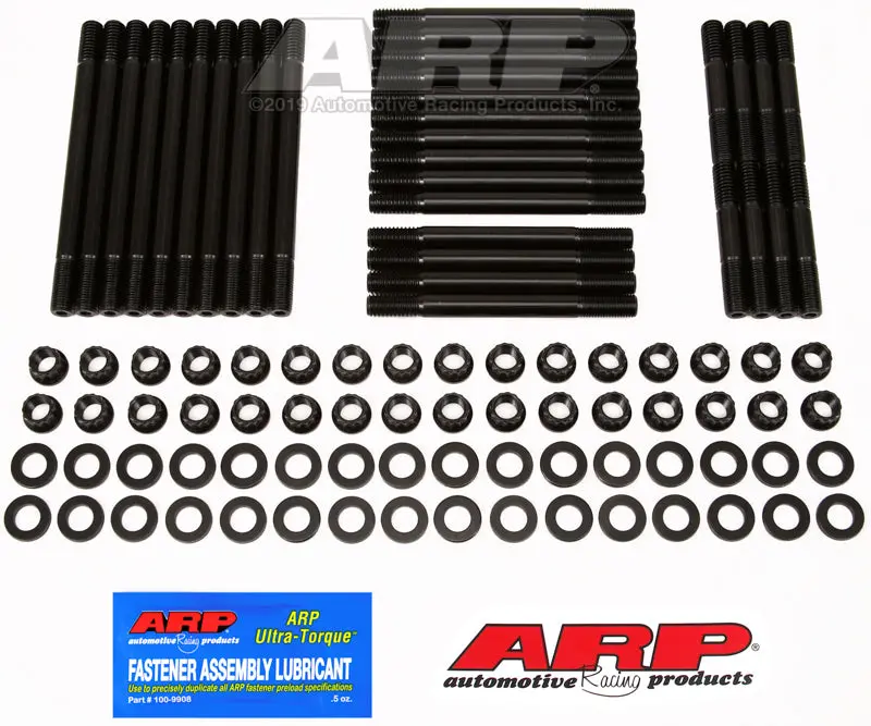 Arp Black Anodized 12-Point Head Stud Kit For Chevrolet Big-Block Engines With Brodix Cylinder Heads 1