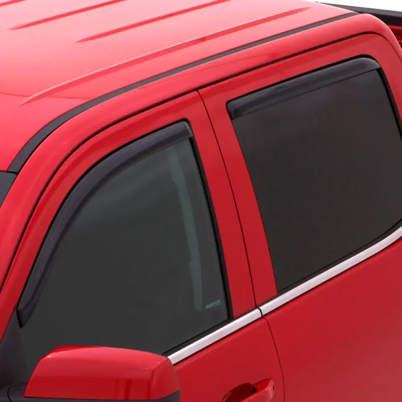 Avs 09-18 Dodge Ram 1500 Quad Cab Ventvisor In-Channel Front & Rear Window Deflectors 4Pc - Smoke 1