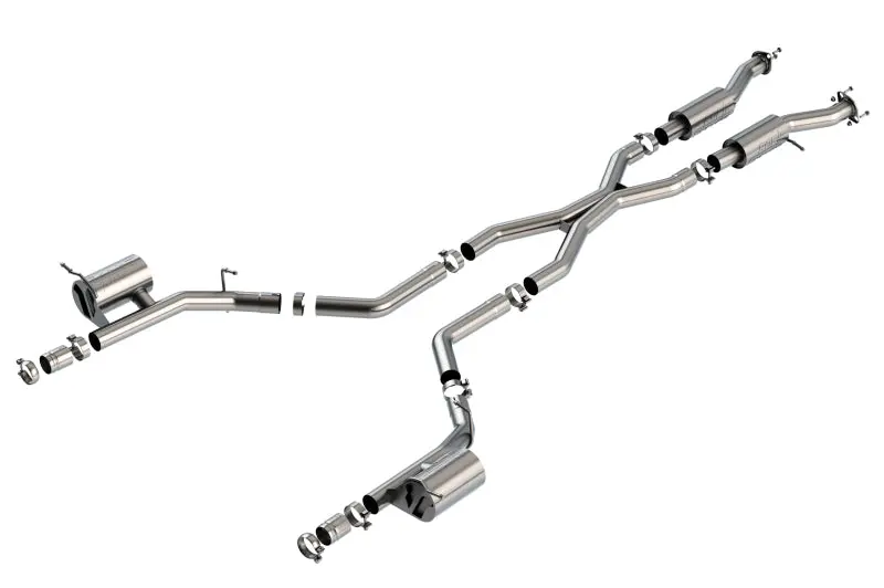 Borla S-Type Cat-Back Exhaust For 2021+ Dodge Durango Srt Hellcat – 6.2L Supercharged V8 Awd, Factory-Look Tips 1