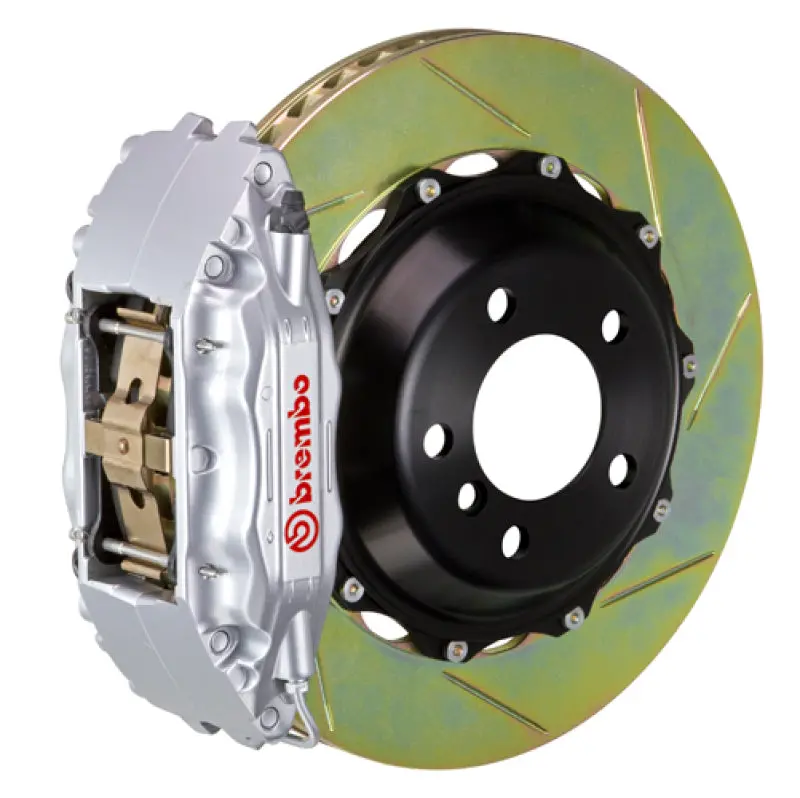 Brembo 04-05 R32 (Mk4) Front Gt Bbk 4 Piston Cast 2Pc 355X32 2Pc Rotor Slotted Type-1-Silver 1