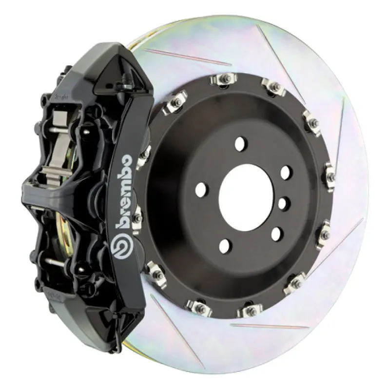 Brembo Front Gt Big Brake Kit For 2003–2016 Rolls-Royce Phantom Sedan & Coupe – 405Mm Slotted Two-Piece Rotors, Type 1 Black Calipers 1