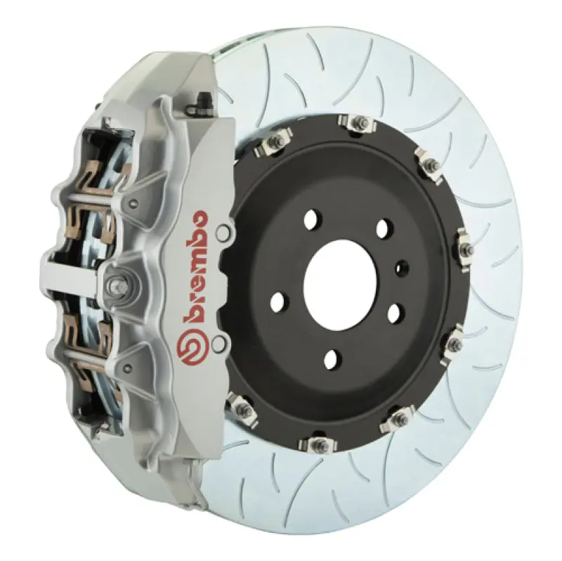 Brembo Gt Big Brake Kit – Front, 6-Piston Calipers, 380X34Mm Slotted Two-Piece Rotors For 2012–2013 Audi Tt Rs 1