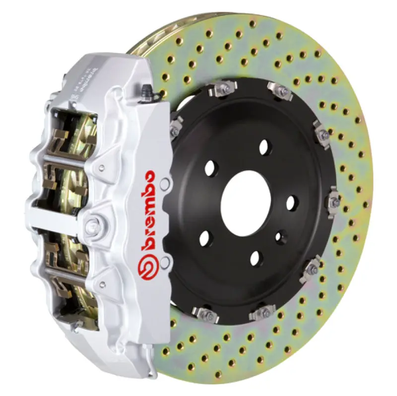 Brembo Gt Big Brake Kit – Front, 6-Piston Calipers With Drilled 380X34Mm Two-Piece Rotors For 2012–2018 Cls550 & 2015–2018 Cls400 1