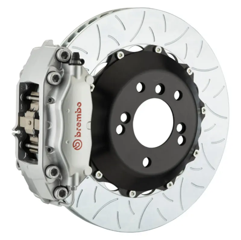 Brembo Gt Rear Brake Kit For 2008–2014 Mercedes-Benz C63 Amg (Non-Black Series) – 4-Piston Calipers, 345X28Mm Two-Piece Slotted Rotors 1