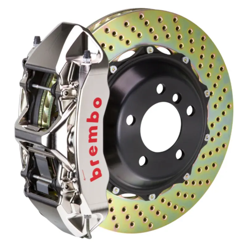 Brembo Gtr Big Brake Kit For 2008–2016 Audi R8 (4.2L/5.2L) – Rear, 6-Piston Calipers, 380X32Mm Drilled-Nickel Rotors 1