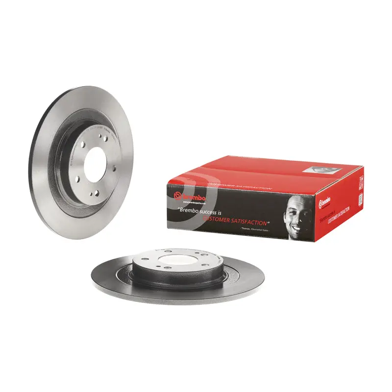 Brembo Oe Rear Brake Discs For 2014–2020 Mitsubishi Outlander & 2018–2020 Eclipse Cross – Uv-Coated 1