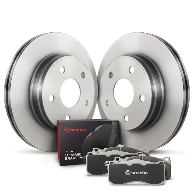 Brembo Oe Replacement Rear Disc Brake Kit For Chevrolet Malibu (2004–2012), Pontiac G6 (2005–2010), Saturn Aura (2007–2009) 1