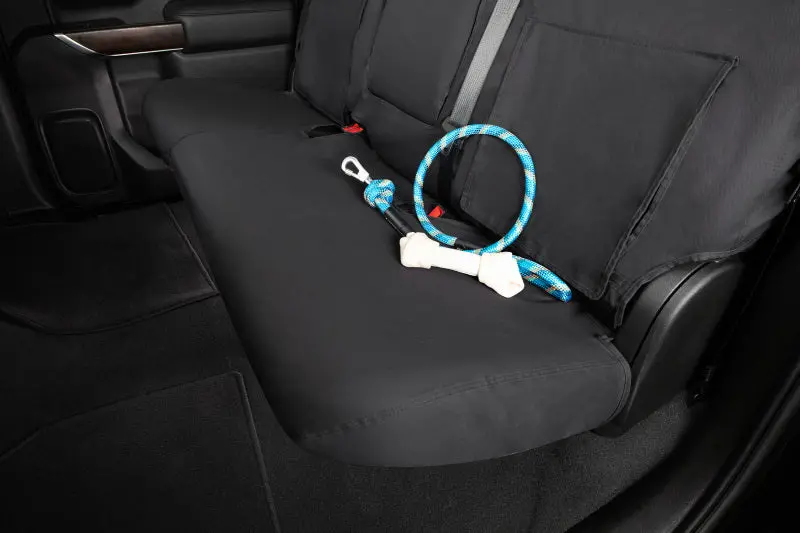 Covercraft 12-22 Toyota Sequoia: Polycotton Seatsaver Custom Third Row Seat Covers - Charcoal 1