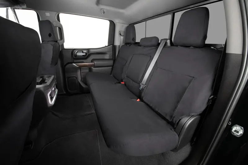 Covercraft 12-22 Toyota Sequoia: Polycotton Seatsaver Custom Third Row Seat Covers - Charcoal 2