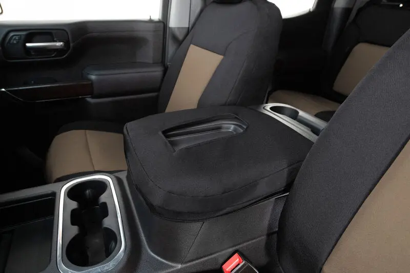 Covercraft 18-24 Toyota Camry Endura Precisionfit Custom Second Row Seat Covers - Tan/Black 1