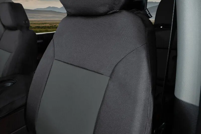Covercraft Endura Precisionfit Seat Covers For 2021–2024 Ford F-150 – Second Row, Black/Charcoal Custom Fit 1