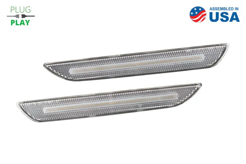 Diode Dynamics Led Sidemarker Lights For 2015–2021 Ford Mustang – Clear Lens, Pair 1